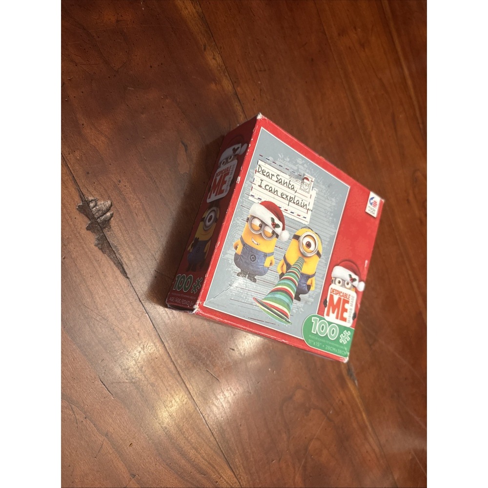 Despicable Me Minion "Dear Santa" Christmas 100 Piece 11" x 15" Puzzle - Picture 3 of 3